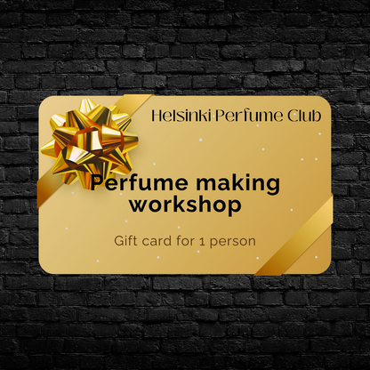 Gift card for Perfume Making Workshop 101